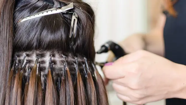 دوره ی آموزشی اکستنشن مو حرفه ای از پایه با سالن زیبایی شبنم نظیف