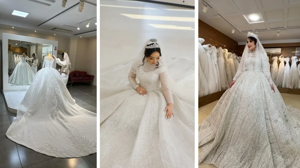 بزرگترین مزون لباس عروس سعادت آباد و تهران