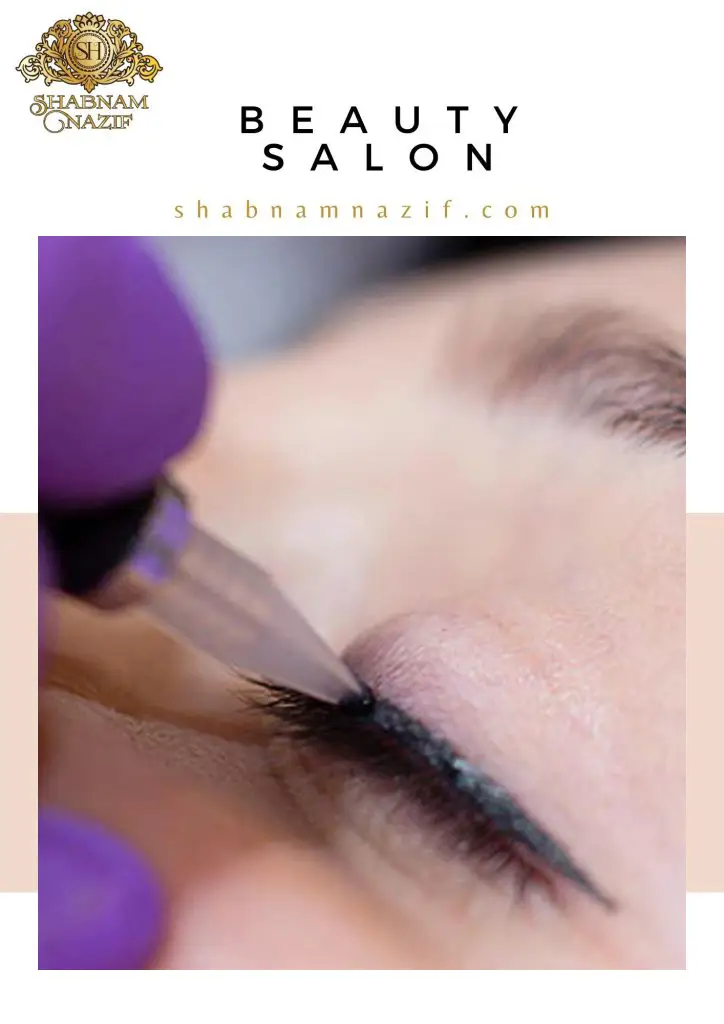 پاک کردن خالکوبی خط چشم با اسیدگلیکولیک